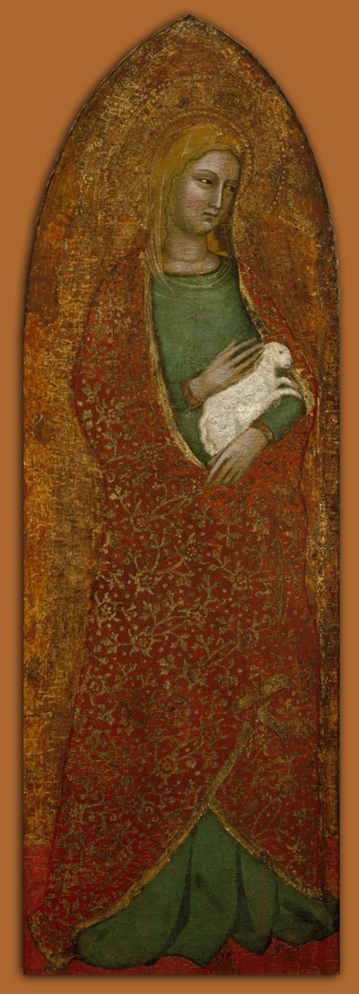 Saint Agnes by Andrea da Firenze
